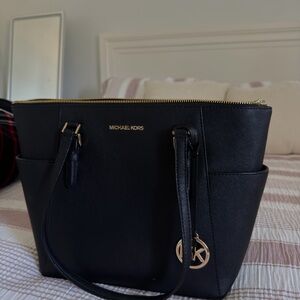 Michael Kors Black Leather Tote